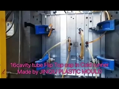 Stampo a tappo a 16 cavità per tubo laminato a semi-caldo