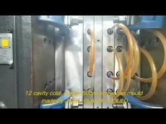 Stampo a iniezione a canale caldo 24/410, stampo a 12 cavità per tappo a vite per imballaggio